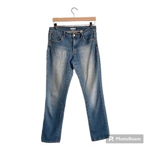 Tint | Womens Jeans mid rise straight medium wash | Size 8